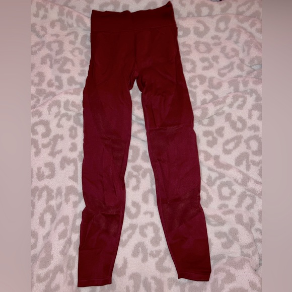 Red Pink Leggings - Picture 1 of 2